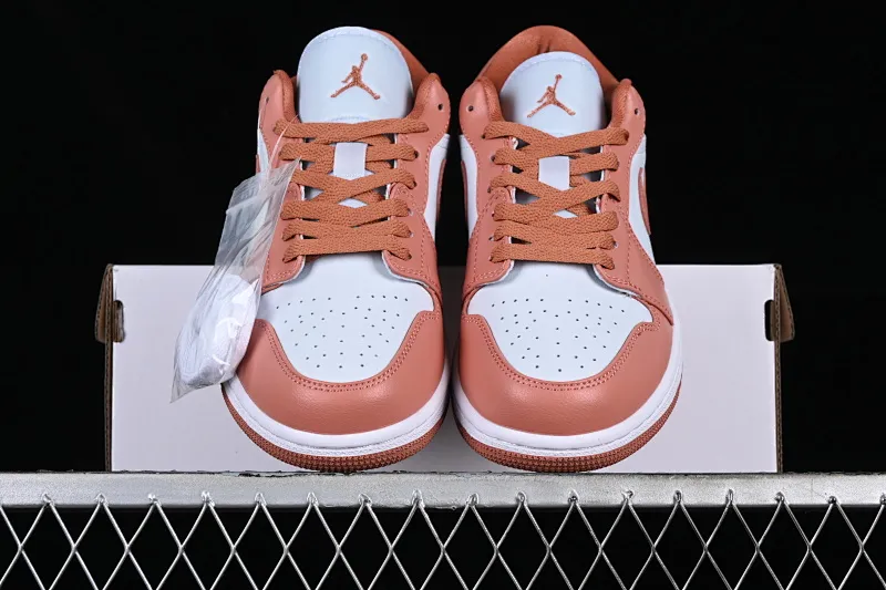 All categories Air Jordan Jordan series basketball shoes Air Jordan 1 Low Z version Air Jordan 1 Low AJ1 Joe 1 white and pink cultural low-top casual sneakers DC0774-080